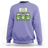 Frogs Against Fascism Sweatshirt Funny Portland Meme Humor Gift - Wonder Print Shop