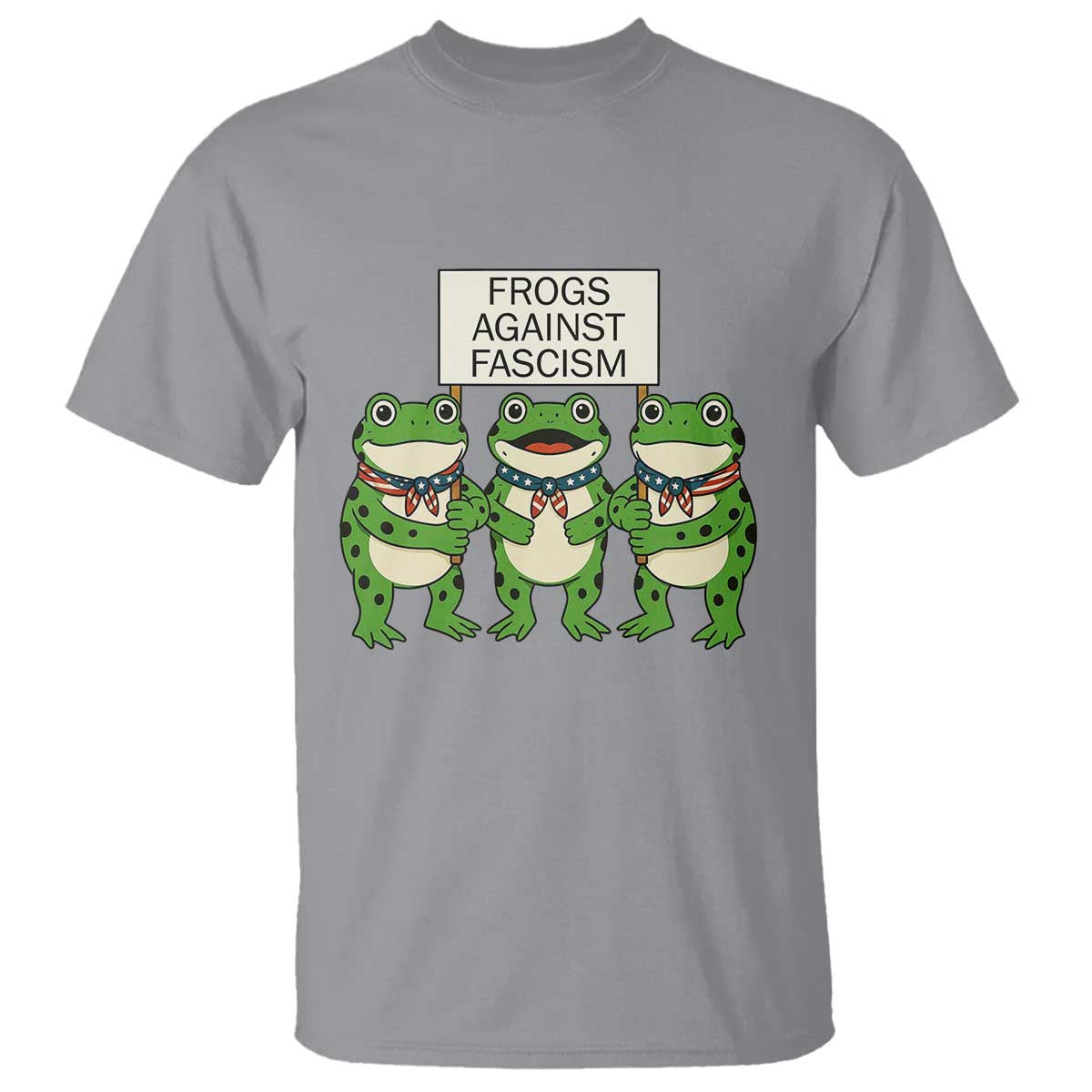 Frogs Against Fascism T Shirt Funny Portland Meme Humor Gift - Wonder Print Shop