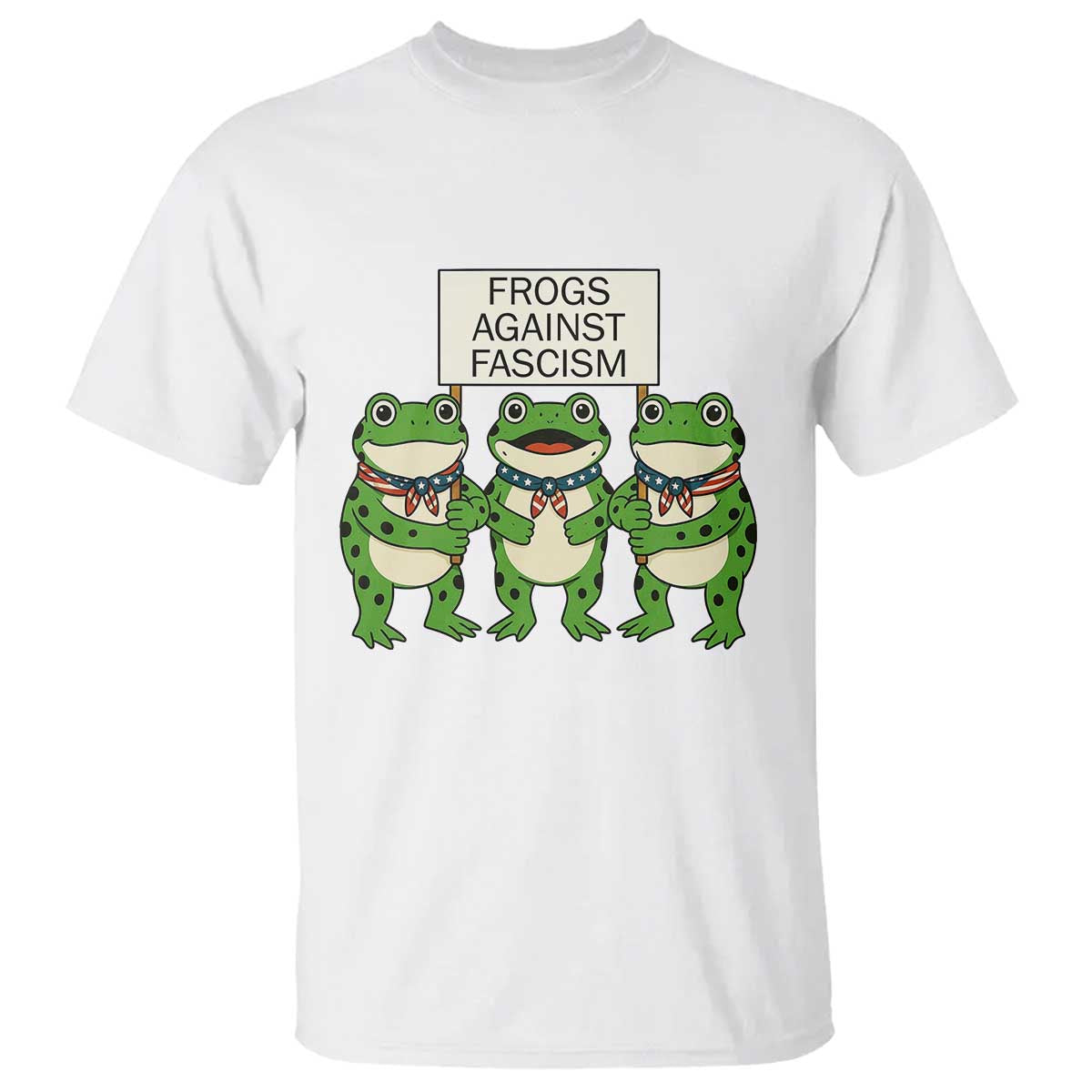 Frogs Against Fascism T Shirt Funny Portland Meme Humor Gift - Wonder Print Shop