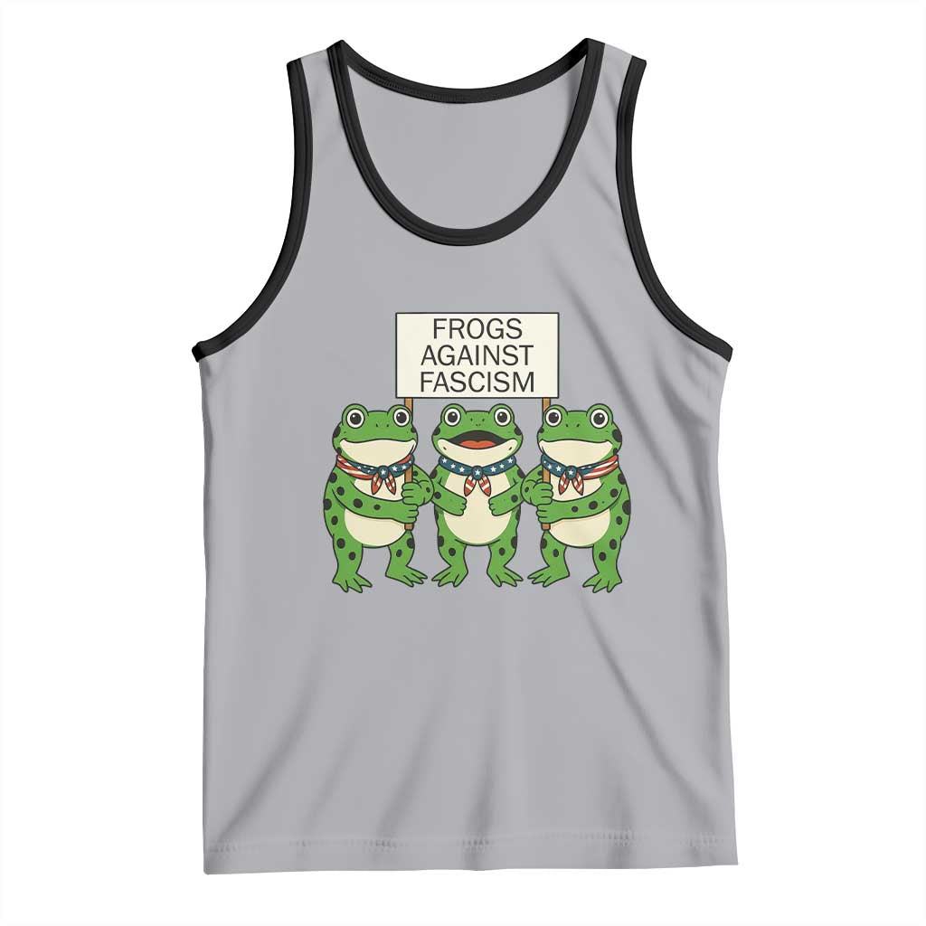 Frogs Against Fascism Tank Top Funny Portland Meme Humor Gift - Wonder Print Shop