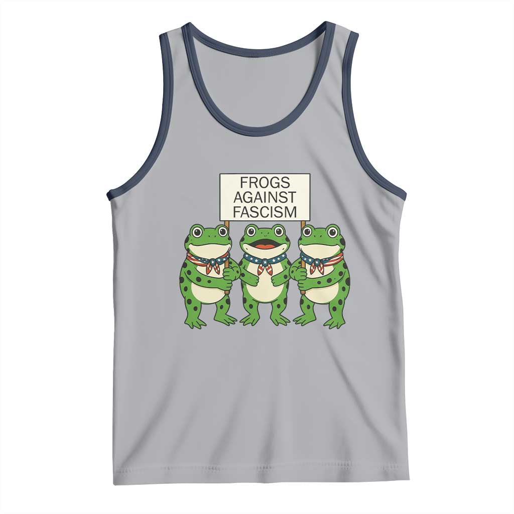 Frogs Against Fascism Tank Top Funny Portland Meme Humor Gift - Wonder Print Shop
