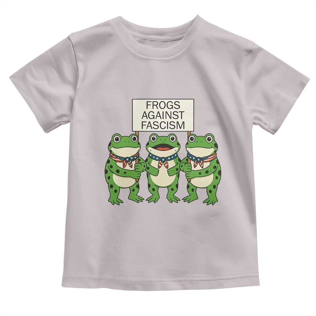 Frogs Against Fascism Toddler T Shirt Funny Portland Meme Humor Gift - Wonder Print Shop