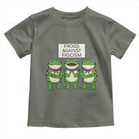 Frogs Against Fascism Toddler T Shirt Funny Portland Meme Humor Gift - Wonder Print Shop
