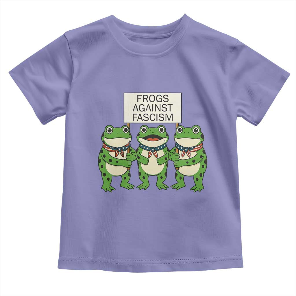 Frogs Against Fascism Toddler T Shirt Funny Portland Meme Humor Gift - Wonder Print Shop