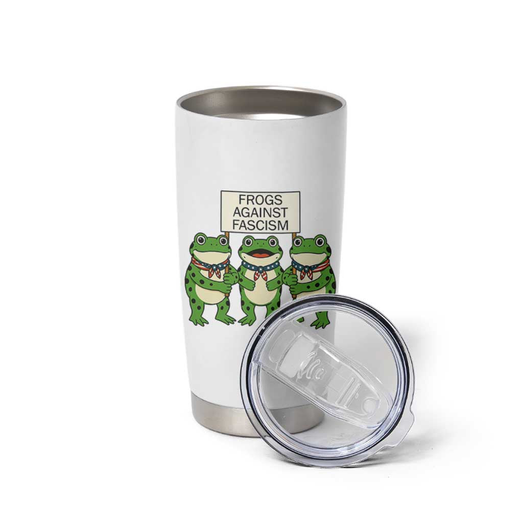 Frogs Against Fascism Tumbler Cup Funny Portland Meme Humor Gift - Wonder Print Shop
