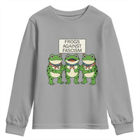 Frogs Against Fascism Youth Sweatshirt Funny Portland Meme Humor Gift - Wonder Print Shop