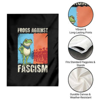 Frogs Against Fascism Garden Flag Portland Protest Vintage Meme Gift - Wonder Print Shop