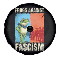 Frogs Against Fascism Spare Tire Cover Portland Protest Vintage Meme Gift - Wonder Print Shop