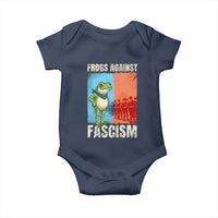 Frogs Against Fascism Baby Onesie Portland Protest Vintage Meme Gift - Wonder Print Shop