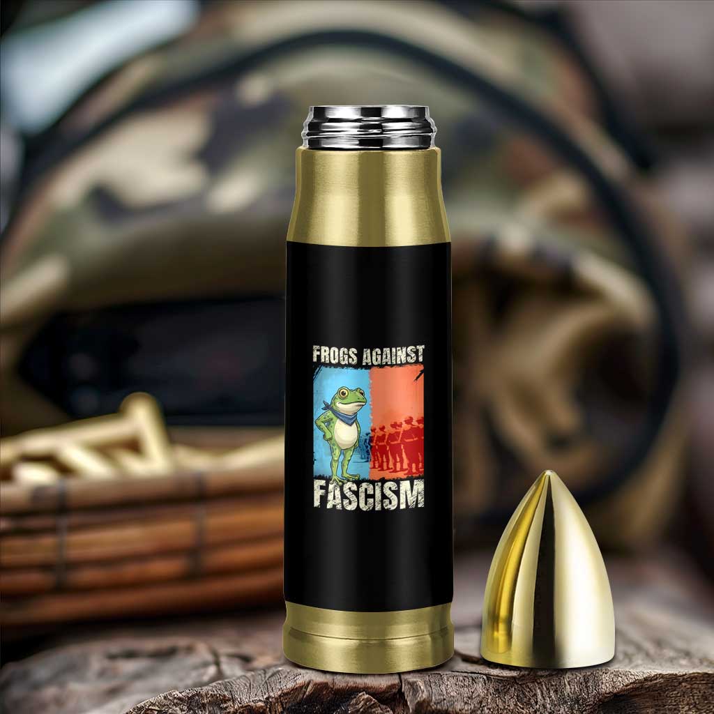 Frogs Against Fascism Bullet Tumbler Portland Protest Vintage Meme Gift - Wonder Print Shop