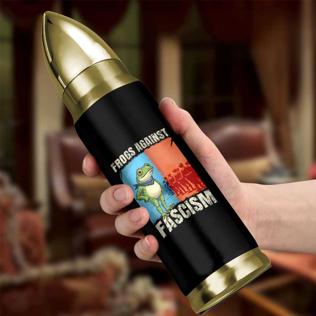 Frogs Against Fascism Bullet Tumbler Portland Protest Vintage Meme Gift - Wonder Print Shop