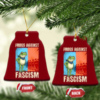 Frogs Against Fascism Ceramic Ornament Portland Protest Vintage Meme Gift - Wonder Print Shop