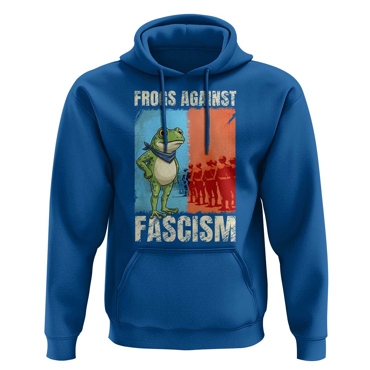 Frogs Against Fascism Hoodie Portland Protest Vintage Meme Gift - Wonder Print Shop