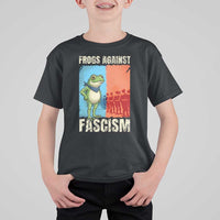 Frogs Against Fascism T Shirt For Kid Portland Protest Vintage Meme Gift - Wonder Print Shop