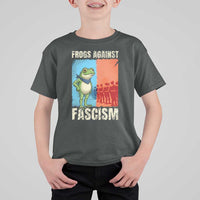 Frogs Against Fascism T Shirt For Kid Portland Protest Vintage Meme Gift - Wonder Print Shop