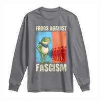 Frogs Against Fascism Long Sleeve Shirt Portland Protest Vintage Meme Gift - Wonder Print Shop