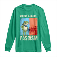 Frogs Against Fascism Long Sleeve Shirt Portland Protest Vintage Meme Gift - Wonder Print Shop