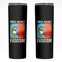 Frogs Against Fascism Skinny Tumbler Portland Protest Vintage Meme Gift - Wonder Print Shop