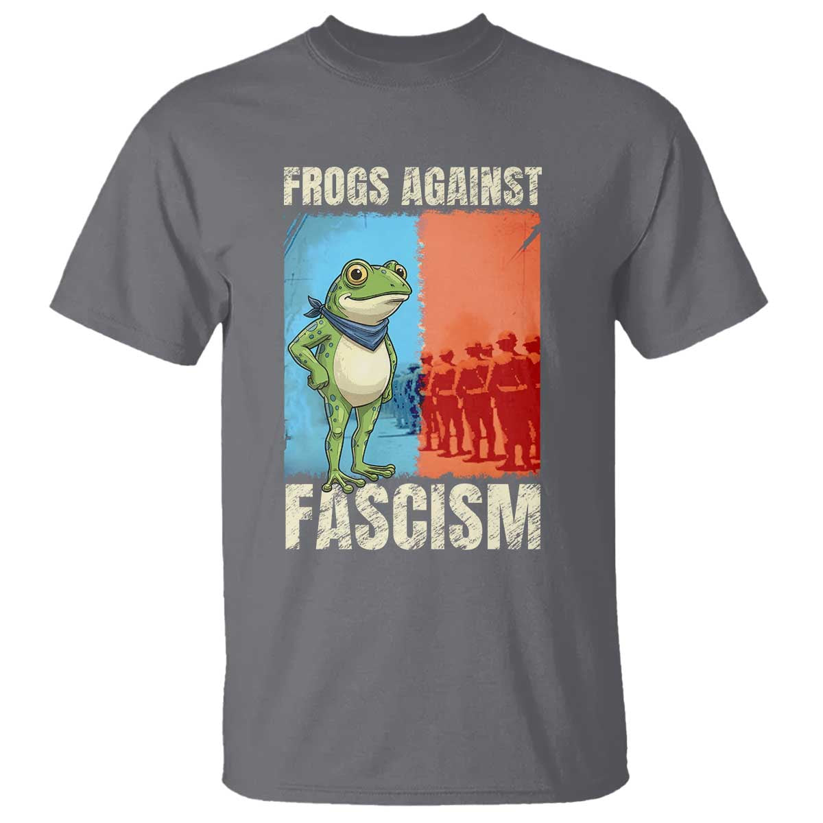 Frogs Against Fascism T Shirt Portland Protest Vintage Meme Gift - Wonder Print Shop