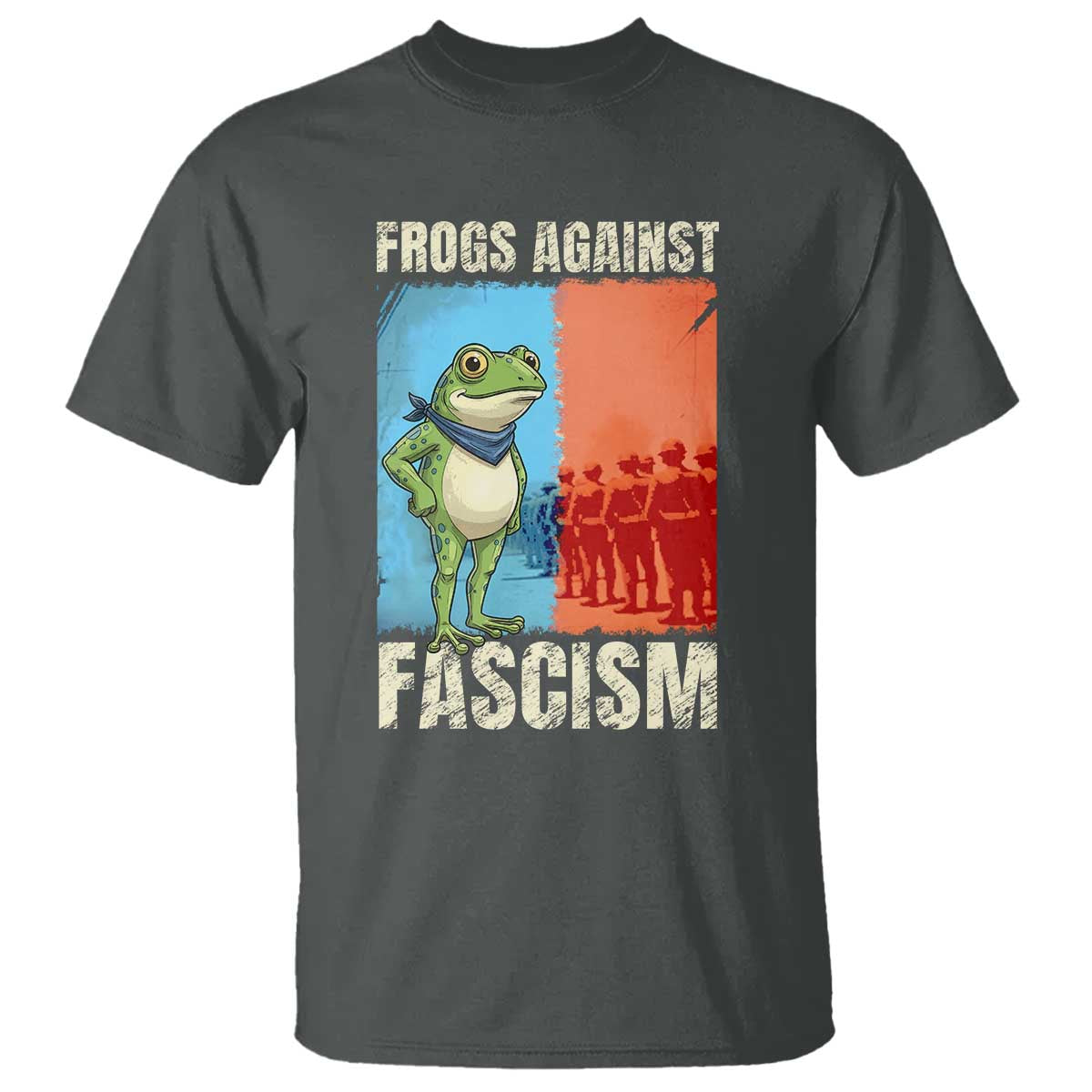 Frogs Against Fascism T Shirt Portland Protest Vintage Meme Gift - Wonder Print Shop