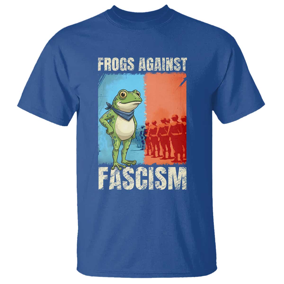 Frogs Against Fascism T Shirt Portland Protest Vintage Meme Gift - Wonder Print Shop