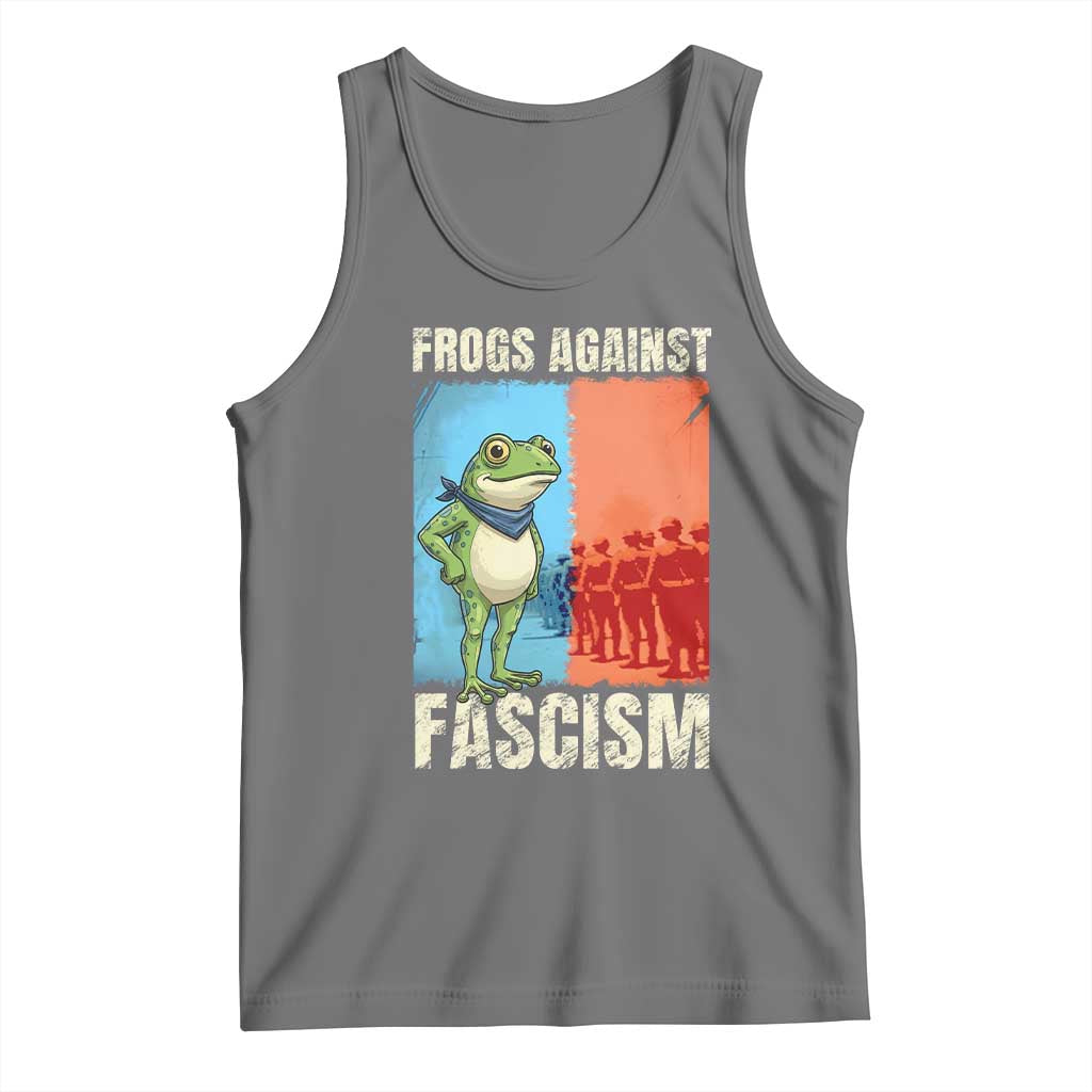 Frogs Against Fascism Tank Top Portland Protest Vintage Meme Gift - Wonder Print Shop