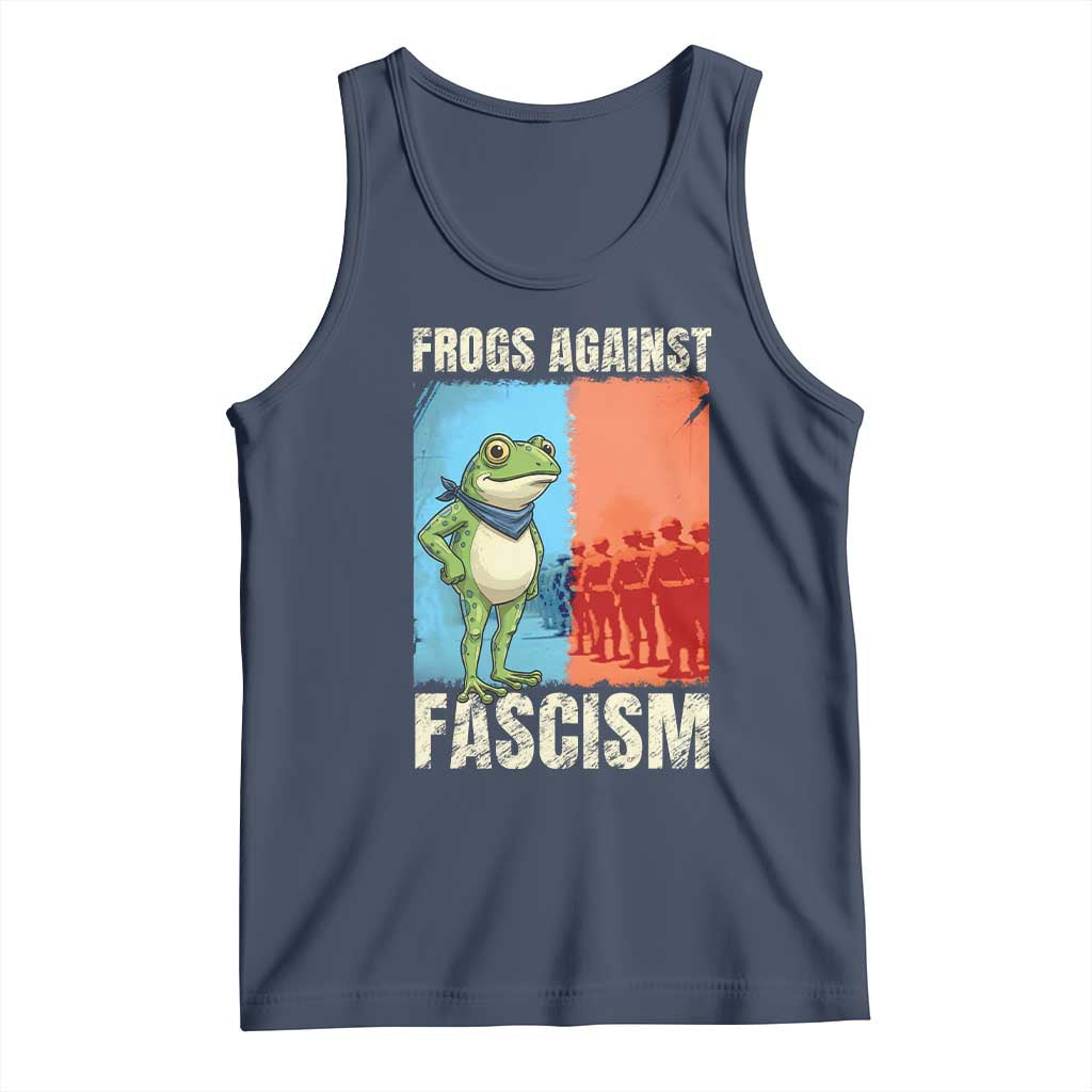 Frogs Against Fascism Tank Top Portland Protest Vintage Meme Gift - Wonder Print Shop