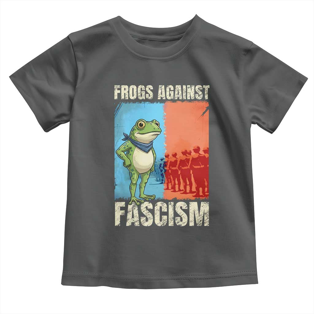 Frogs Against Fascism Toddler T Shirt Portland Protest Vintage Meme Gift - Wonder Print Shop