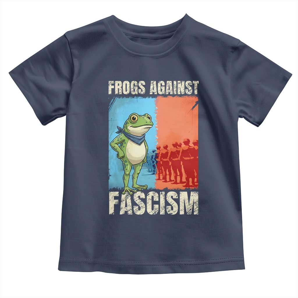 Frogs Against Fascism Toddler T Shirt Portland Protest Vintage Meme Gift - Wonder Print Shop