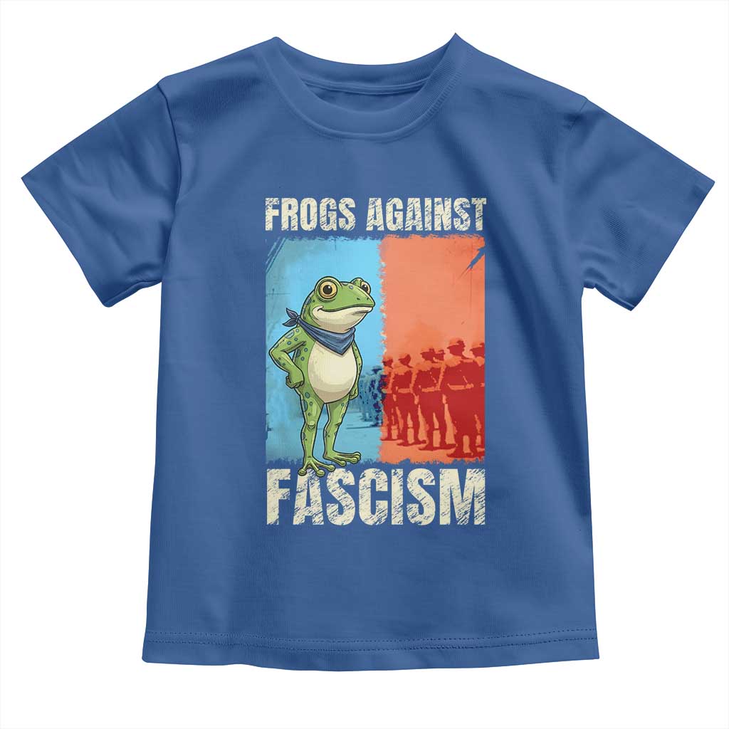 Frogs Against Fascism Toddler T Shirt Portland Protest Vintage Meme Gift - Wonder Print Shop