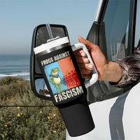 Frogs Against Fascism Tumbler With Handle Portland Protest Vintage Meme Gift - Wonder Print Shop