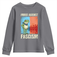 Frogs Against Fascism Youth Sweatshirt Portland Protest Vintage Meme Gift - Wonder Print Shop