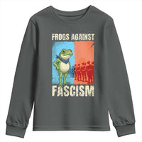 Frogs Against Fascism Youth Sweatshirt Portland Protest Vintage Meme Gift - Wonder Print Shop