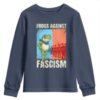 Frogs Against Fascism Youth Sweatshirt Portland Protest Vintage Meme Gift - Wonder Print Shop