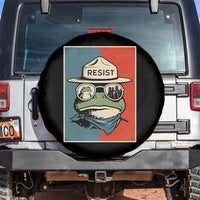 Resist Frog Meme Spare Tire Cover Portland Vintage Aesthetic Gift - Wonder Print Shop