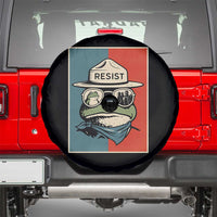 Resist Frog Meme Spare Tire Cover Portland Vintage Aesthetic Gift - Wonder Print Shop