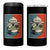 Resist Frog Meme 4 in 1 Can Cooler Tumbler Portland Vintage Aesthetic Gift - Wonder Print Shop