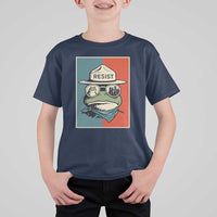 Resist Frog Meme T Shirt For Kid Portland Vintage Aesthetic Gift - Wonder Print Shop