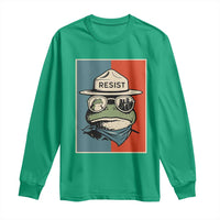 Resist Frog Meme Long Sleeve Shirt Portland Vintage Aesthetic Gift - Wonder Print Shop