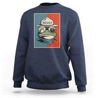 Resist Frog Meme Sweatshirt Portland Vintage Aesthetic Gift - Wonder Print Shop