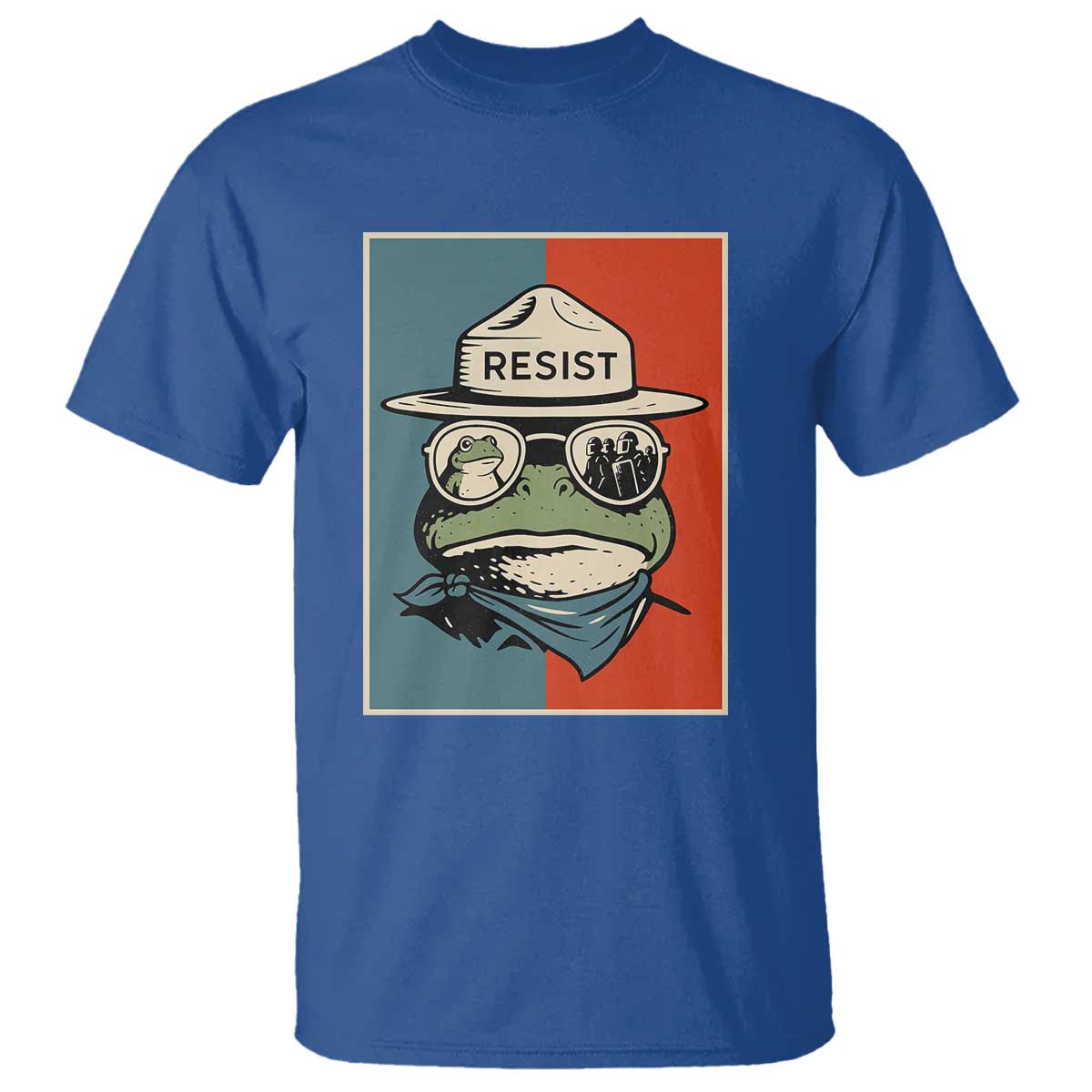 Resist Frog Meme T Shirt Portland Vintage Aesthetic Gift - Wonder Print Shop