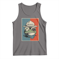 Resist Frog Meme Tank Top Portland Vintage Aesthetic Gift - Wonder Print Shop