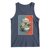 Resist Frog Meme Tank Top Portland Vintage Aesthetic Gift - Wonder Print Shop