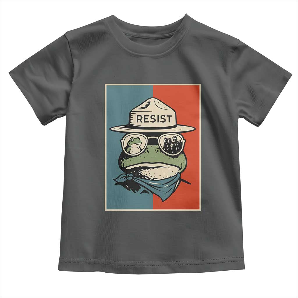 Resist Frog Meme Toddler T Shirt Portland Vintage Aesthetic Gift - Wonder Print Shop