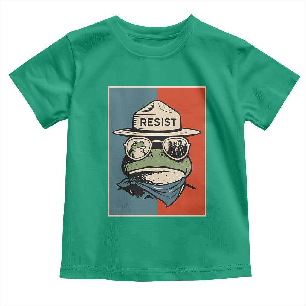 Resist Frog Meme Toddler T Shirt Portland Vintage Aesthetic Gift - Wonder Print Shop