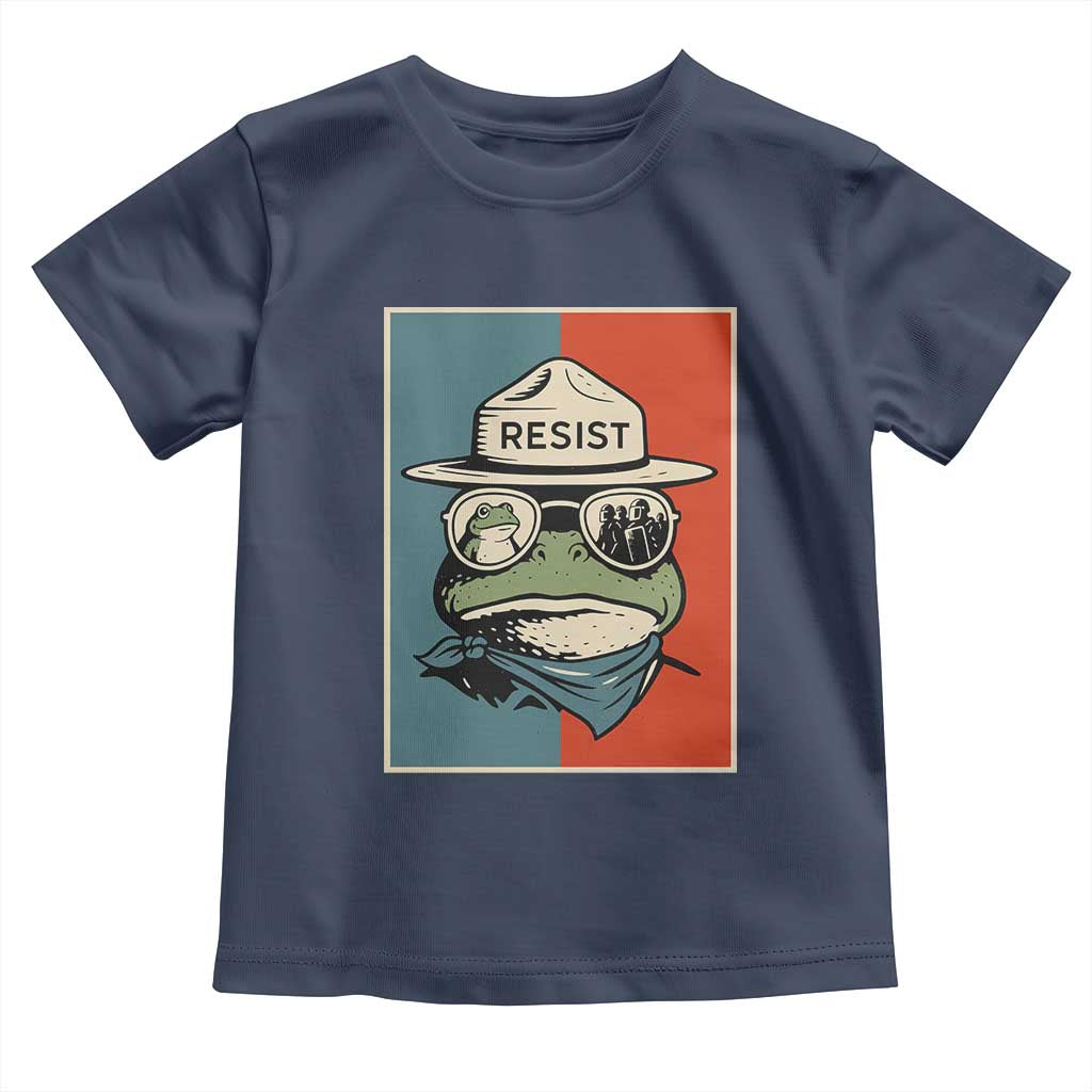 Resist Frog Meme Toddler T Shirt Portland Vintage Aesthetic Gift - Wonder Print Shop