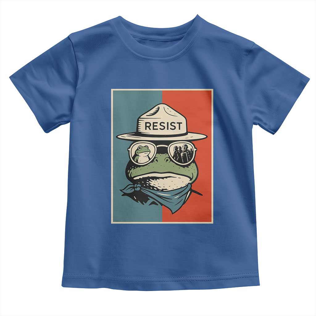 Resist Frog Meme Toddler T Shirt Portland Vintage Aesthetic Gift - Wonder Print Shop