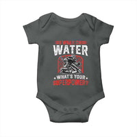 I Walk On Water Whats Your Superpower Baby Onesie Funny Ice Hockey Gift - Wonder Print Shop