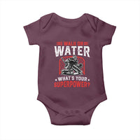 I Walk On Water Whats Your Superpower Baby Onesie Funny Ice Hockey Gift - Wonder Print Shop