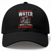 I Walk On Water Whats Your Superpower Baseball Cap Funny Ice Hockey Gift